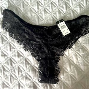 Black intimate wear